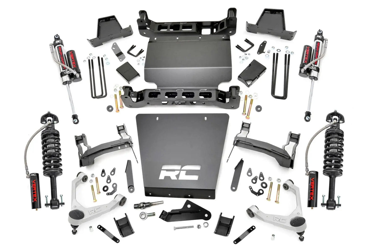 7 Inch Stamped Steel LCA Lift Kit | Forged UCA | Bracket | Vertex | Chevy/GMC 1500 (16-18) by Rough Country