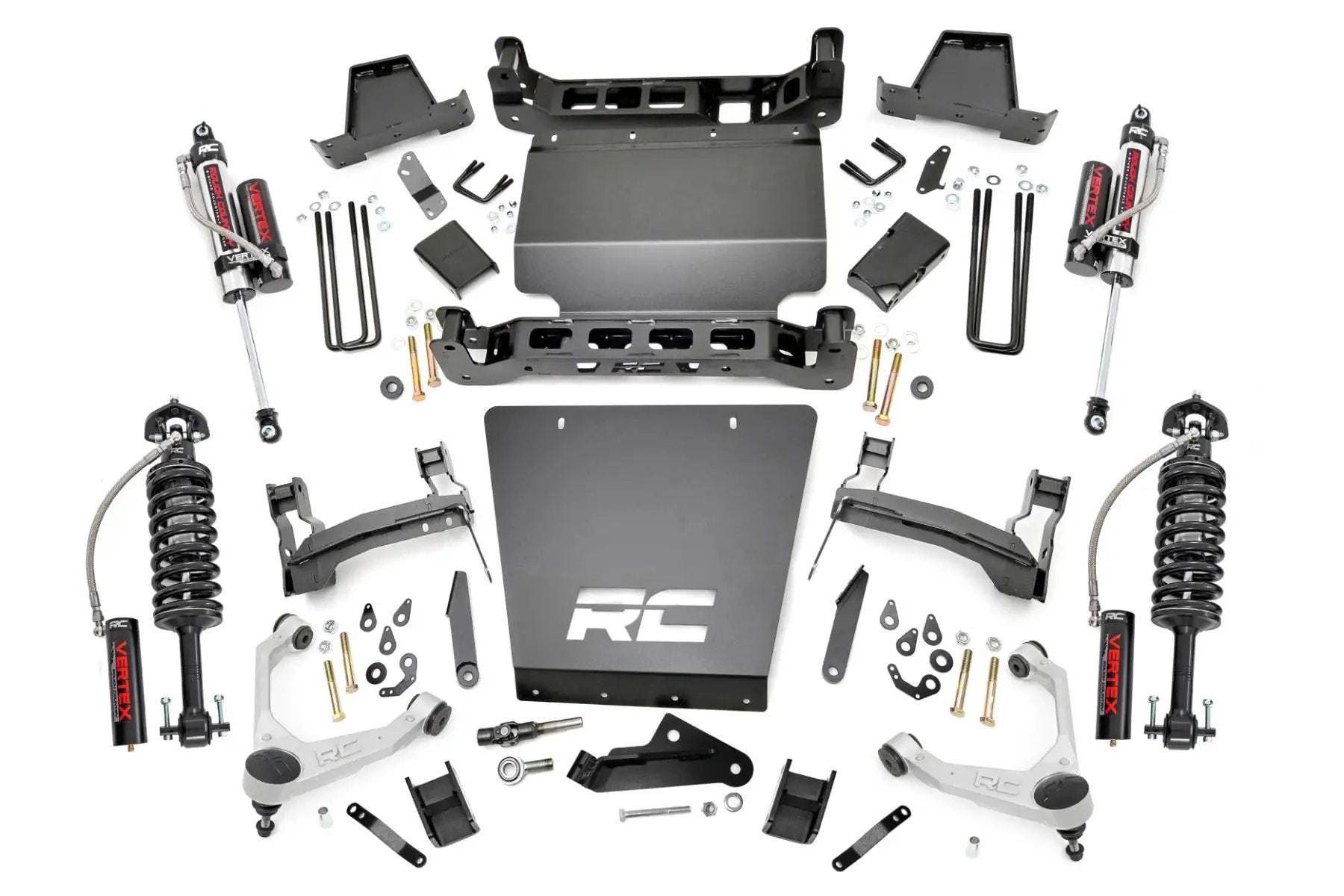 7 Inch Stamped Steel LCA Lift Kit | Forged UCA | Bracket | Vertex | Chevy/GMC 1500 (16-18) by Rough Country