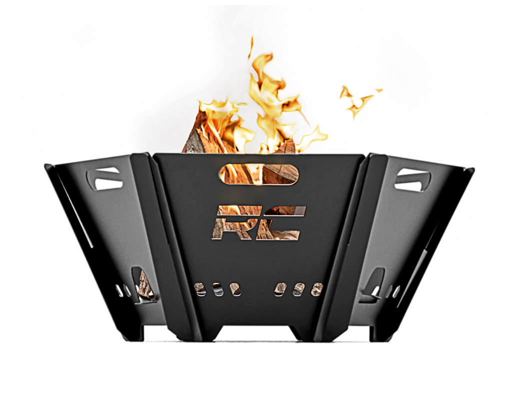 Overland Collapsible Fire Pit w/Carry Bag by Rough Country