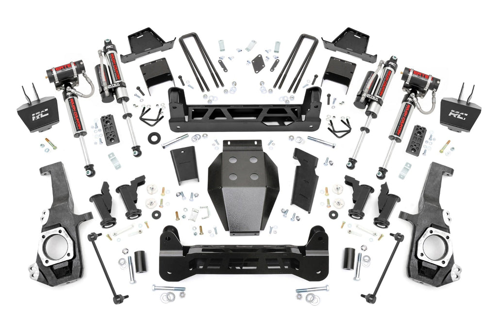 7 Inch Lift Kit | Torsion Drop | Vertex | w/ Overloads | Chevy/GMC 2500HD/3500HD 2WD/4WD (20-26) by Rough Country