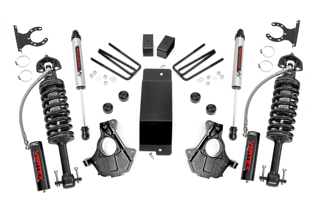 3.5 Inch Lift Kit | Cast Steel LCA | Vertex/V2 | Chevy/GMC 1500 (07-13) by Rough Country
