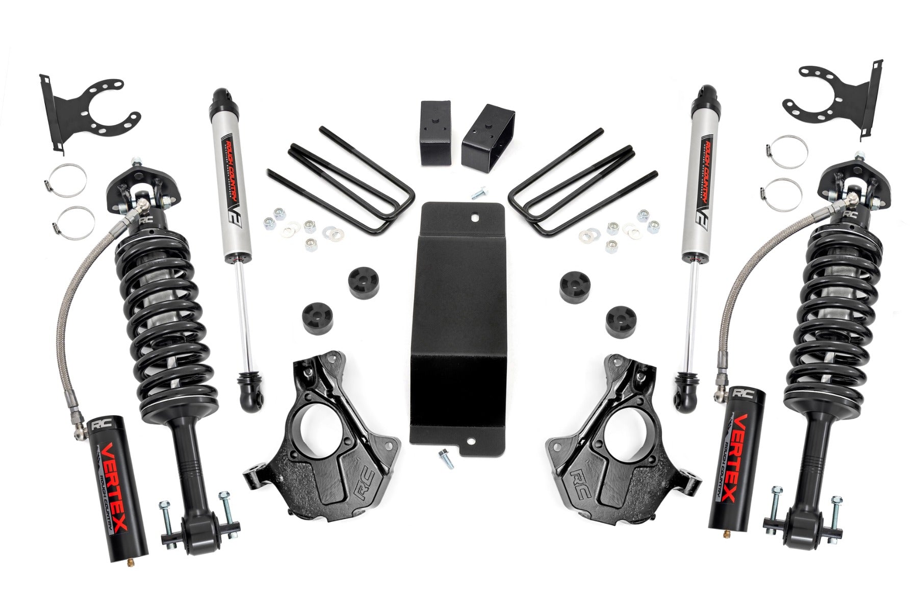 3.5 Inch Lift Kit | Cast Steel LCA | Vertex/V2 | Chevy/GMC 1500 (07-13) by Rough Country