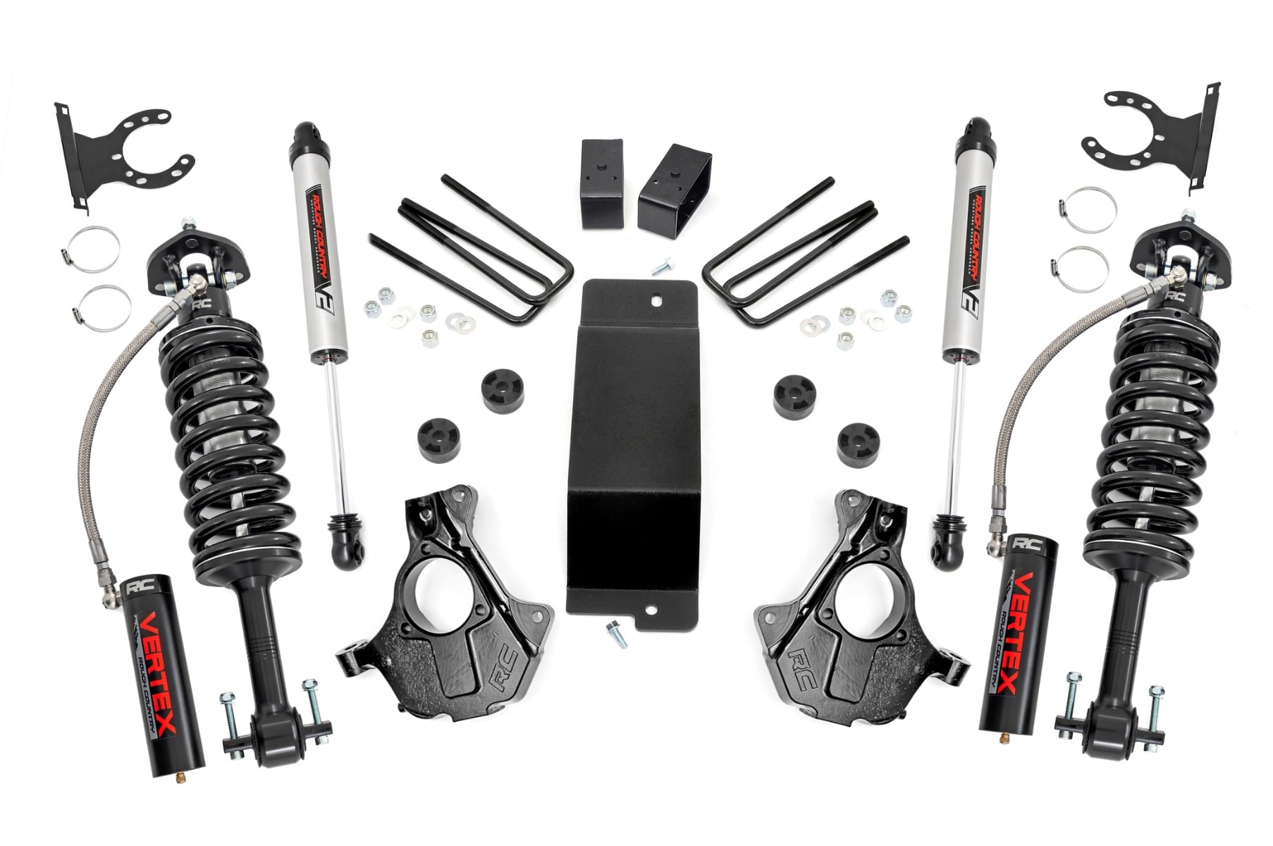 3.5 Inch Lift Kit | Cast Steel LCA | Vertex/V2 | Chevy/GMC 1500 (14-18 & Classic) by Rough Country