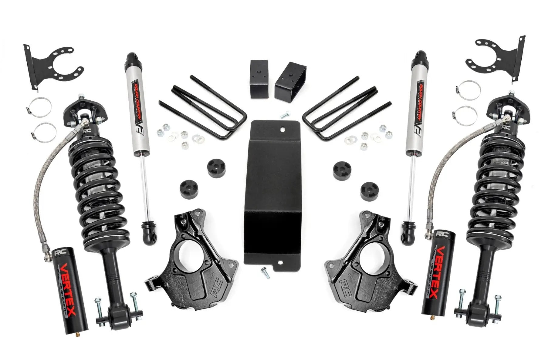 3.5 Inch Lift Kit | Cast Steel LCA | Vertex/V2 | Chevy/GMC 1500 (07-13) by Rough Country