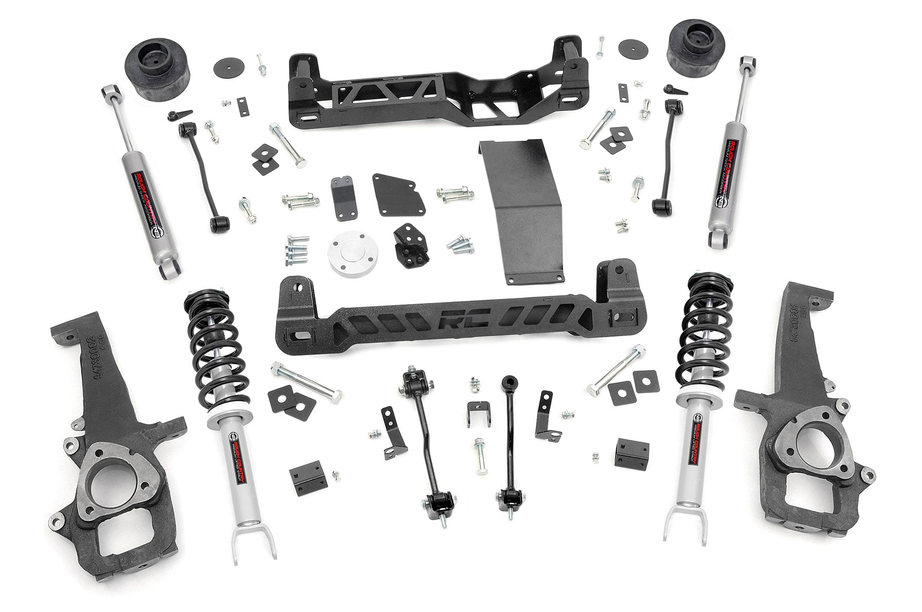 4 Inch Lift Kit | N3 Struts | Ram 1500 4WD (2012-2018 & Classic) by Rough Country