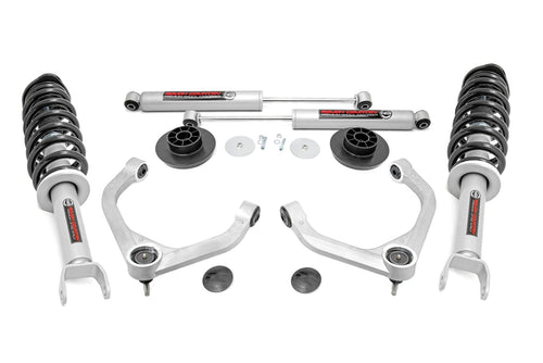 3 Inch Lift Kit | N3 Struts/Shocks | Ram 1500 4WD (2012-2018 & Classic) by Rough Country