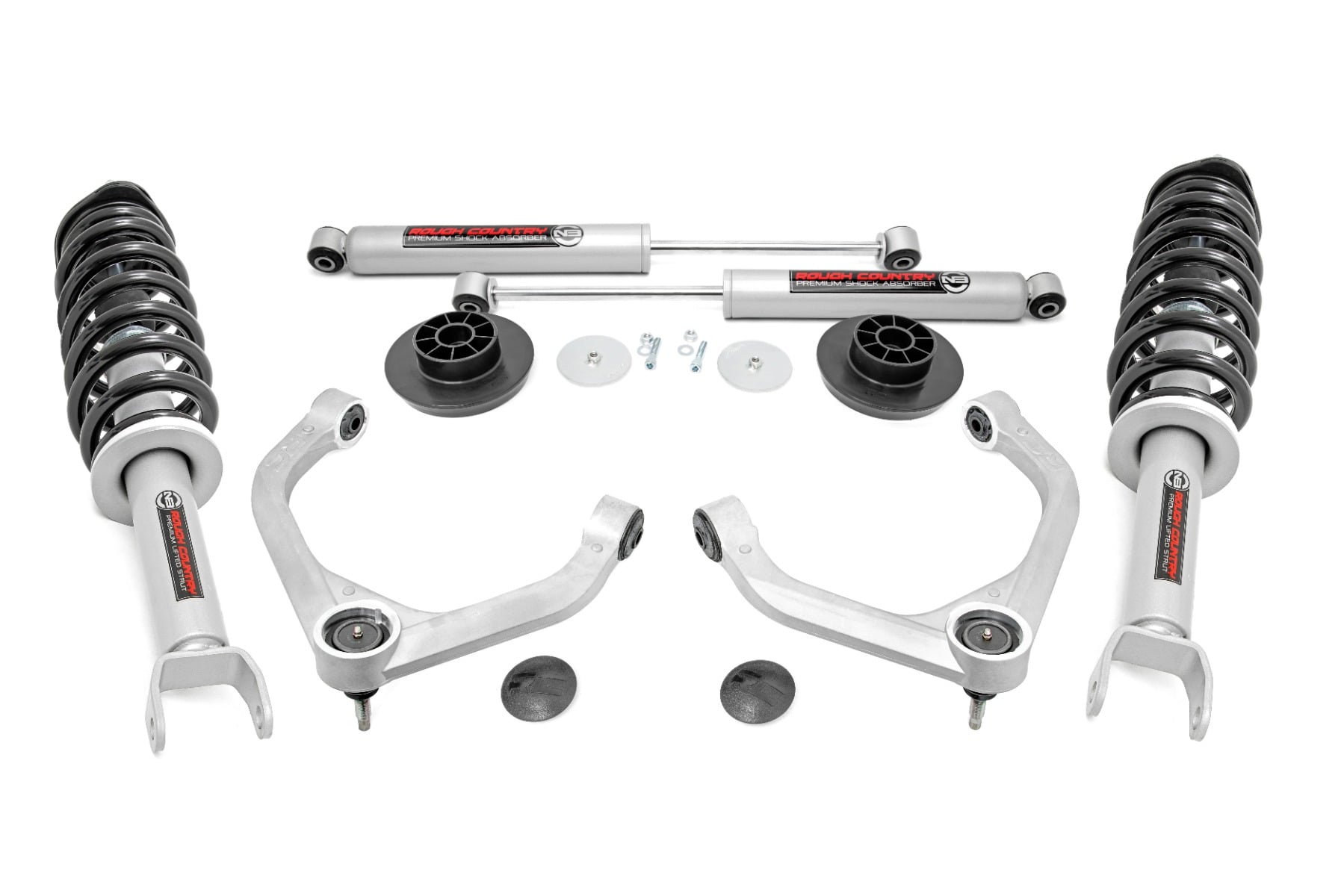 3 Inch Lift Kit | N3 Struts/Shocks | Ram 1500 4WD (2012-2018 & Classic) by Rough Country