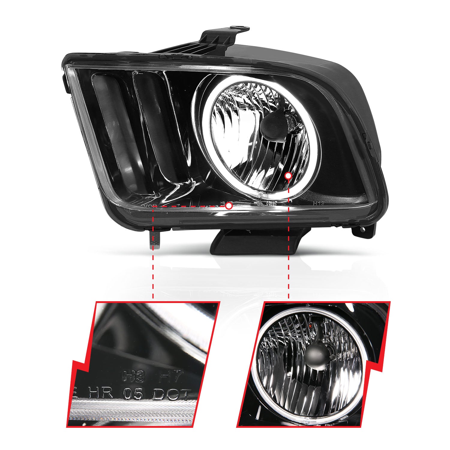 For Use w/Non HID Models Only by ANZO USA