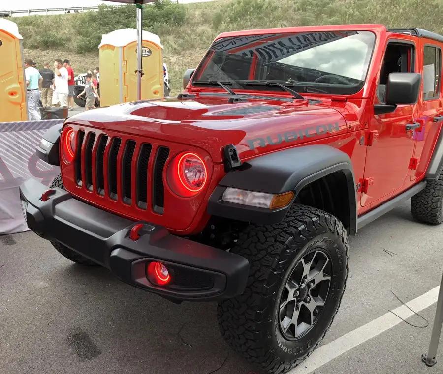 Jeep Wrangler JL/Gladiator JT LED Surface Mount Fog Light Halo Kit by Oracle Lighting