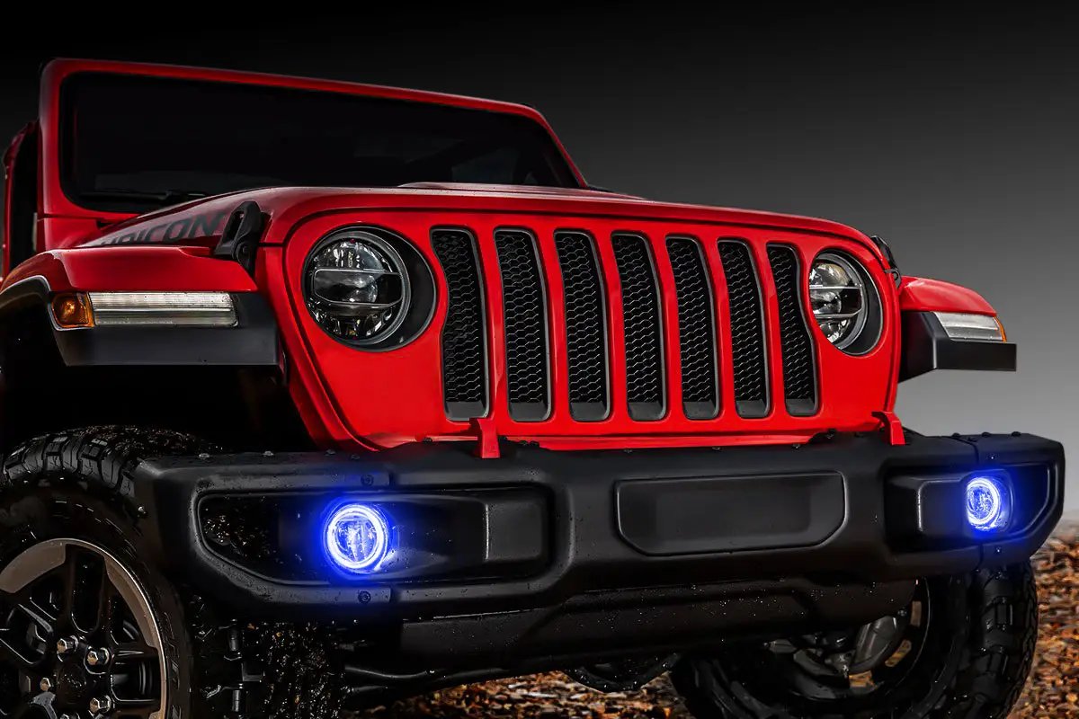 Jeep Wrangler JL/Gladiator JT LED Surface Mount Fog Light Halo Kit by Oracle Lighting