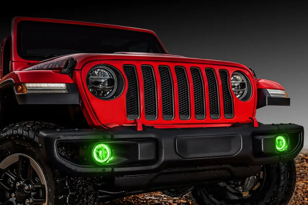Jeep Wrangler JL/Gladiator JT LED Surface Mount Fog Light Halo Kit by Oracle Lighting
