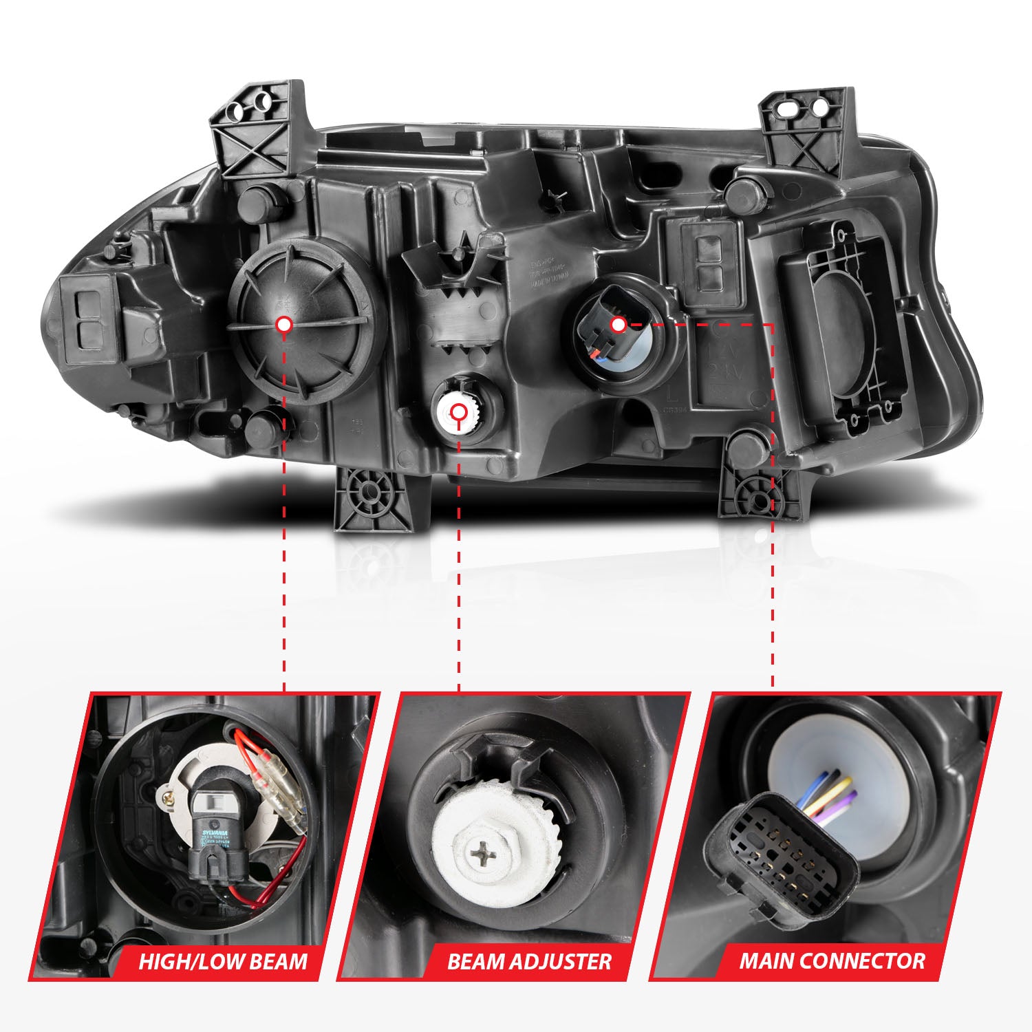 Projector Headlight by ANZO USA
