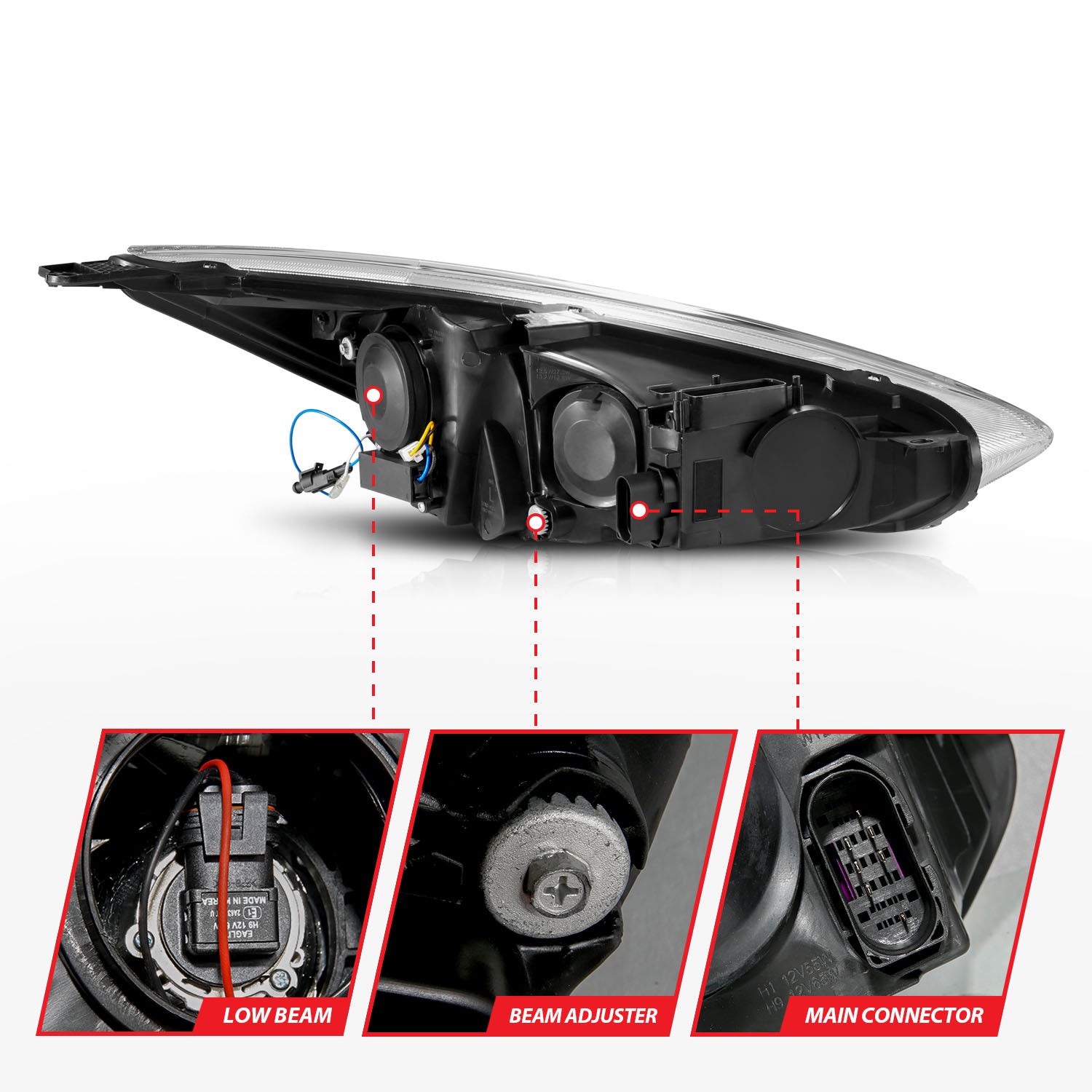 Projector Headlight by ANZO USA