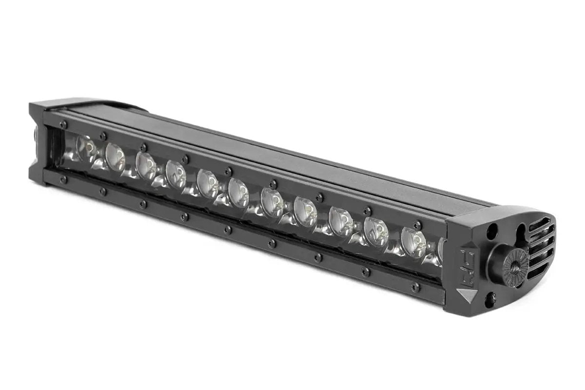 12 Inch Black Series LED Light Bar | Single Row | Amber DRL by Rough Country