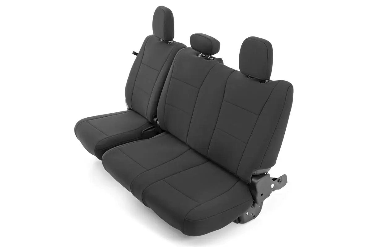 Seat Covers | FR Bucket and RR Bench | Ford F-150/Lightning/F-250/F-350 (15-26) by Rough Country