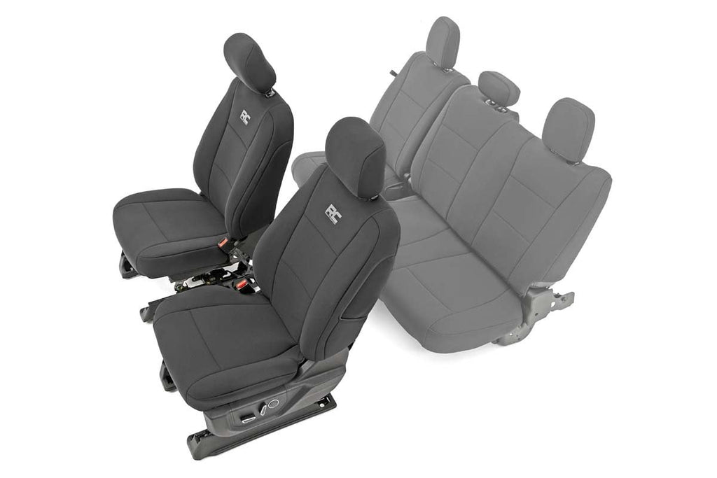 Seat Covers | Front Bucket Seats | Ford F-150/Lightning/F-250/F-350 (15-26) by Rough Country