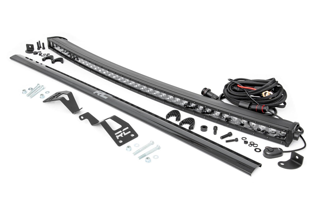 LED Light Kit | Front Mount | 40" Black Single Row | Can-Am Commander Max 1000 by Rough Country