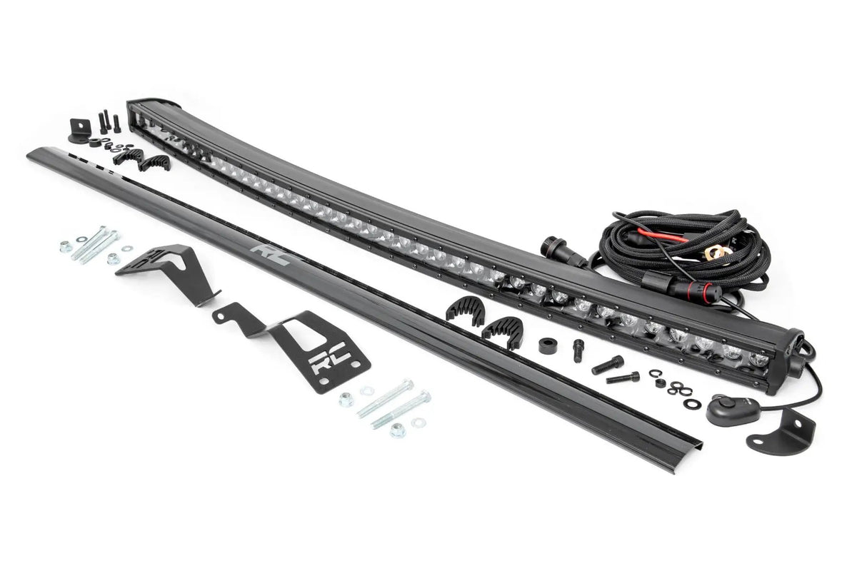 LED Light Kit | Front Mount | 40" Black Single Row | Can-Am Commander Max 1000 by Rough Country