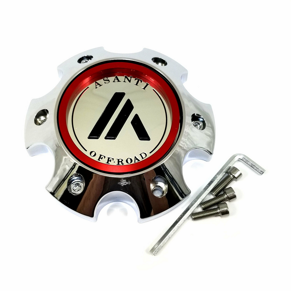ASA OFR CAP 6X135 H34 - CHROME by Asanti