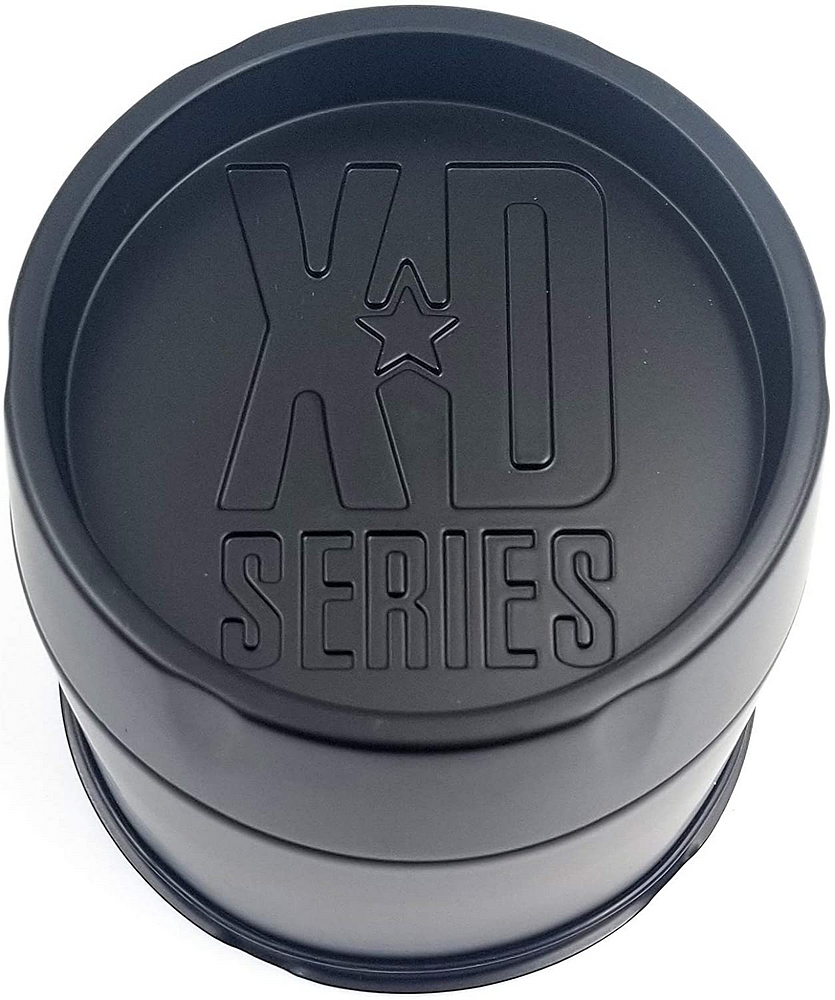KMC CAP PUSH THRU S-BLK 3.27" by KMC Wheels