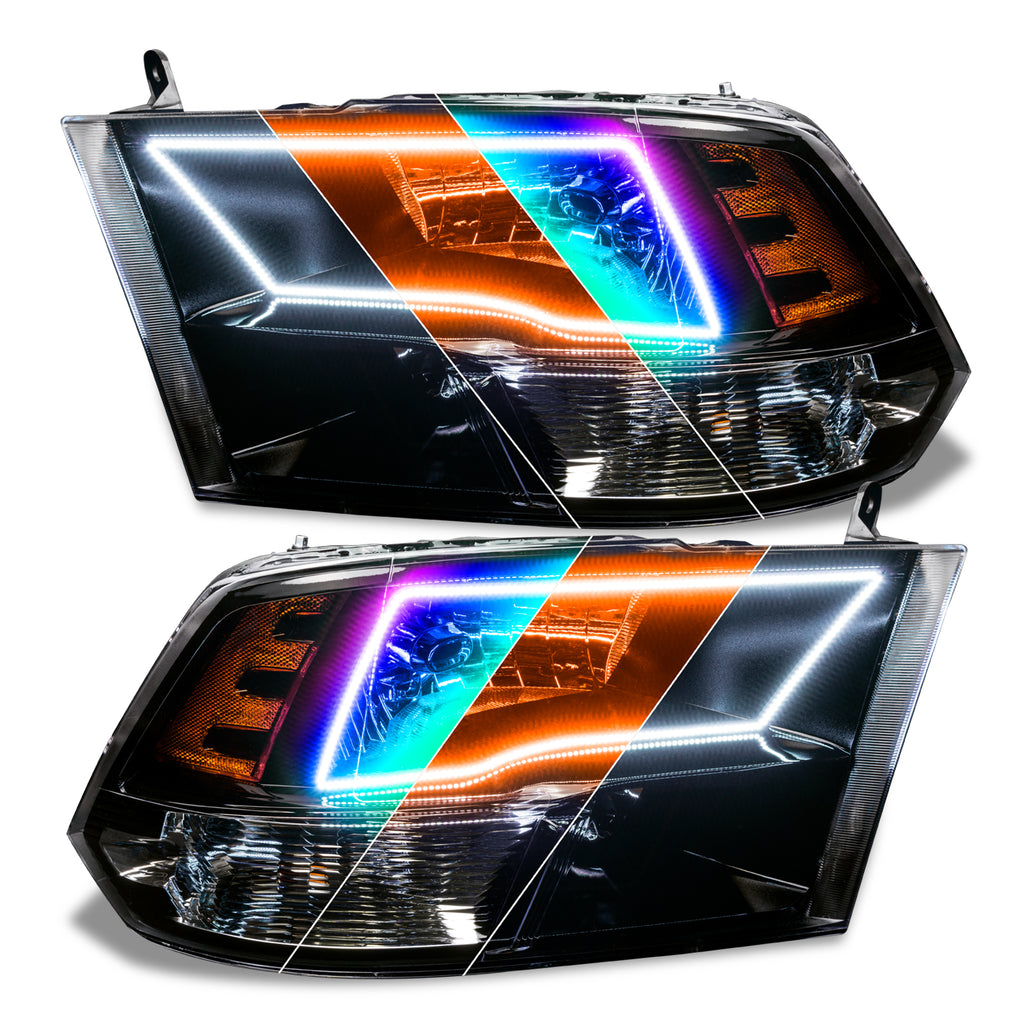 ColorSHIFT(tm) Headlight Halo Kit w/ Turn Signals, ColorSHIFT - No Controller by Oracle Lighting