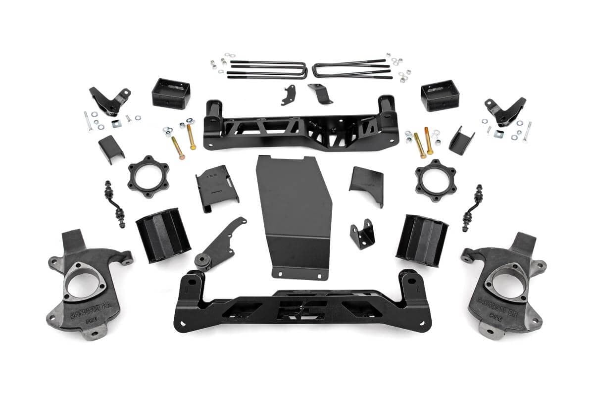 5 Inch Lift Kit | Mag-ride | Alu/Stamp Steel | GMC Sierra 1500 Denali (14-18) by Rough Country