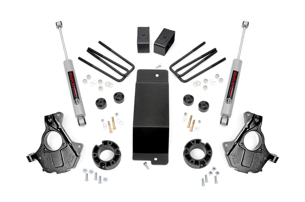 3.5 Inch Lift Kit | Alum/Stamp Steel LCA | Chevy/GMC 1500 (14-18 & Classic) by Rough Country