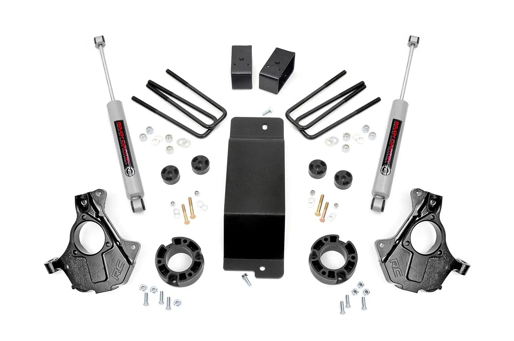 3.5 Inch Lift Kit | Alum/Stamp Steel LCA | Chevy/GMC 1500 (14-18 & Classic) by Rough Country