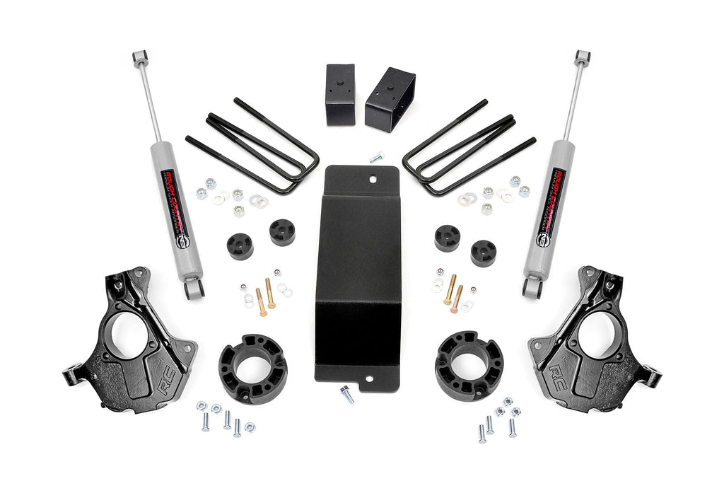 3.5 Inch Lift Kit | Alum/Stamp Steel LCA | Chevy/GMC 1500 (14-18 & Classic) by Rough Country