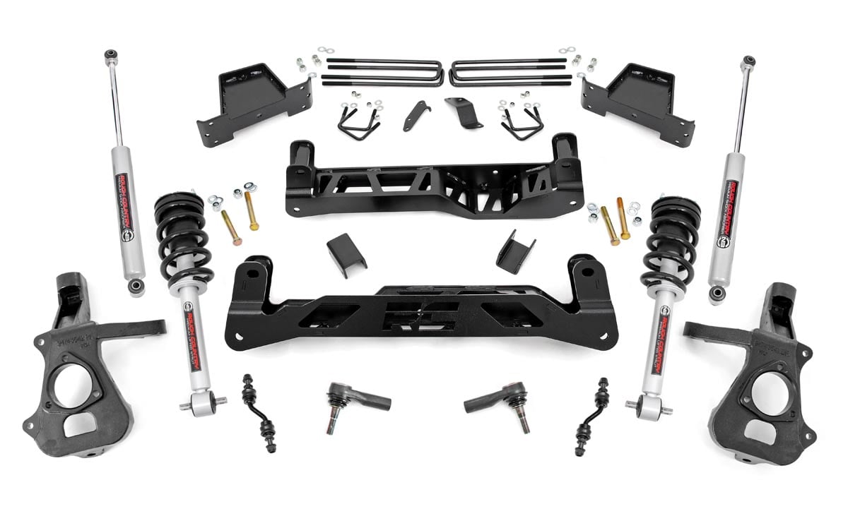 7 Inch Lift Kit | Alu/Stamp Steel | N3 Strut | Chevy/GMC 1500 (14-18 & Classic) by Rough Country