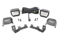 LED Ditch Light Kit | 3in OSRAM Pair | Wide | Chevy/GMC 1500 (14-18 & Classic) by Rough Country