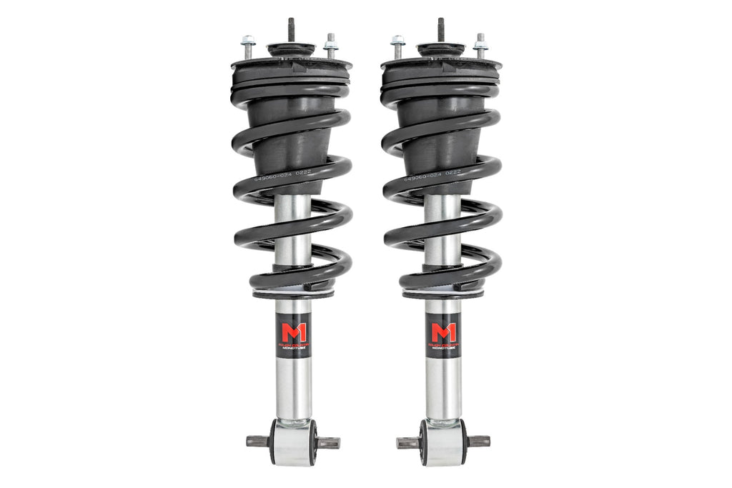 M1 Adjustable Leveling Struts | Monotube | 0-2" | Chevy/GMC 1500 (14-18 & Classic) by Rough Country