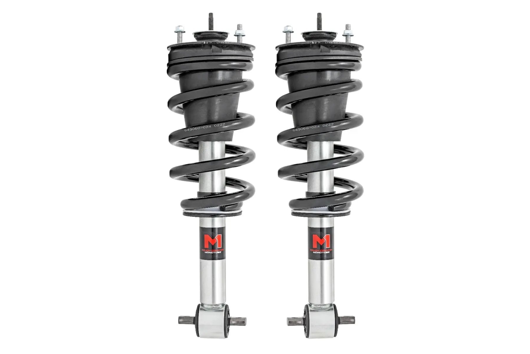 M1 Adjustable Leveling Struts | Monotube | 0-2" | Chevy/GMC 1500 (14-18 & Classic) by Rough Country