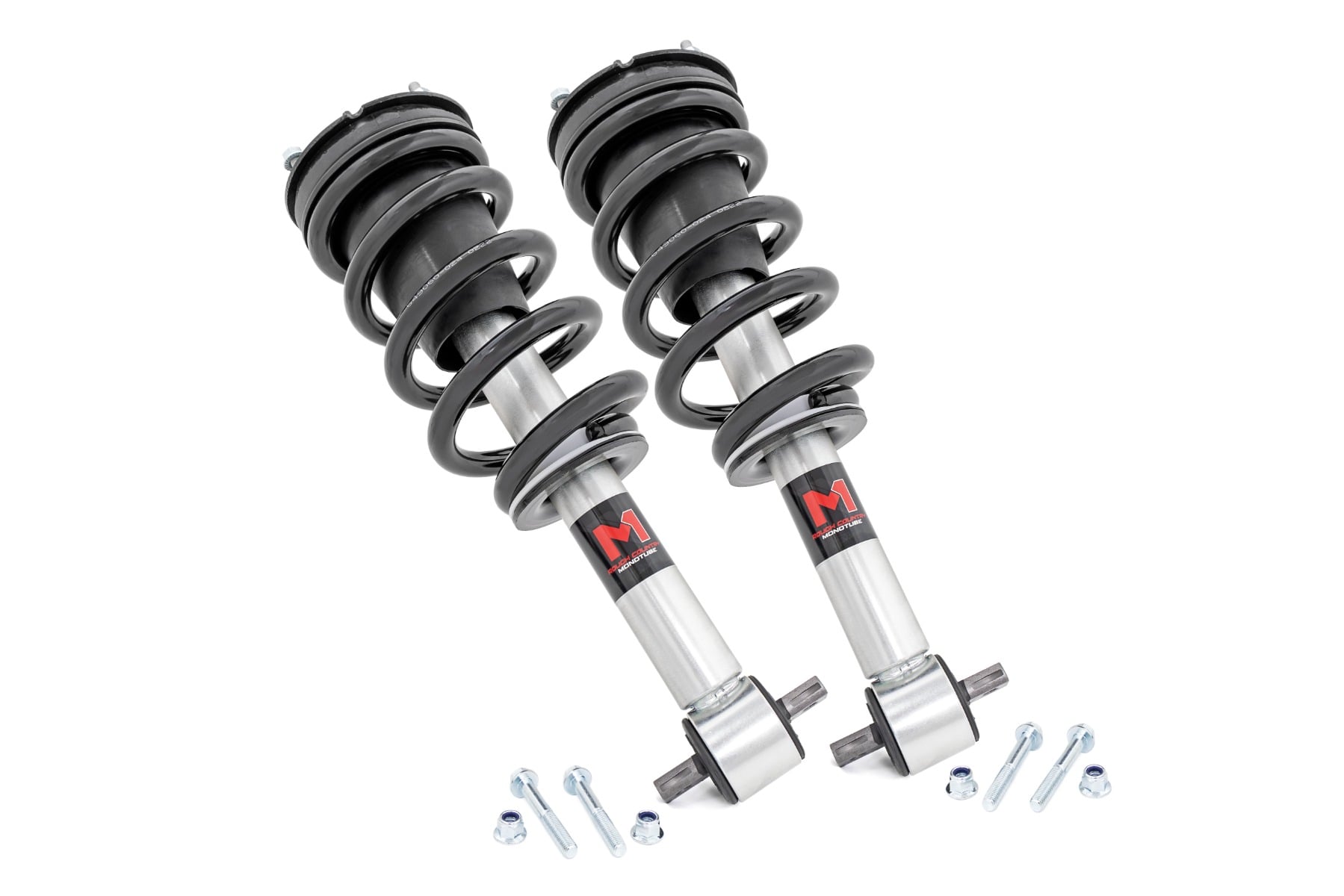 M1 Adjustable Leveling Struts | Monotube | 0-2" | Chevy/GMC 1500 (14-18 & Classic) by Rough Country