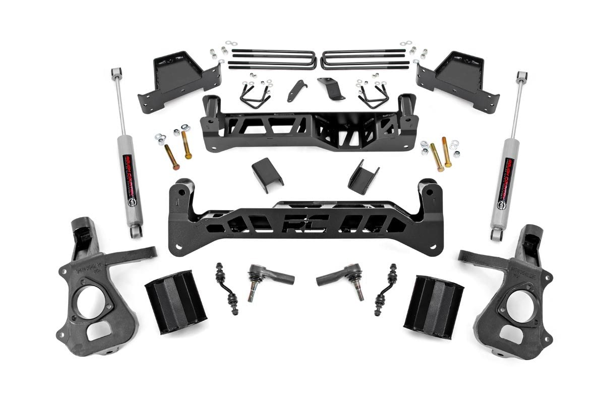 7 Inch Lift Kit | Alu/S.Steel | Chevy/GMC 1500 2WD (14-18 & Classic) by Rough Country