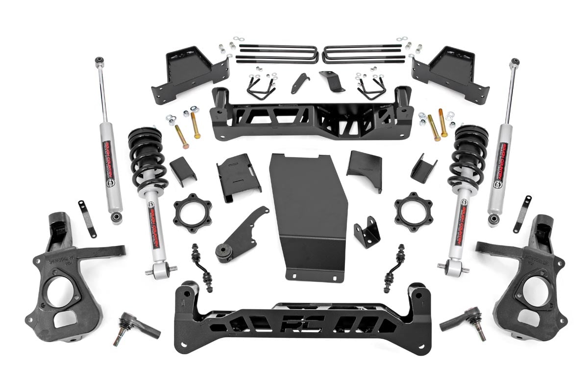 7 Inch Lift Kit | Cast Steel | N3 Struts | Chevy/GMC 1500 (14-18 & Classic) by Rough Country
