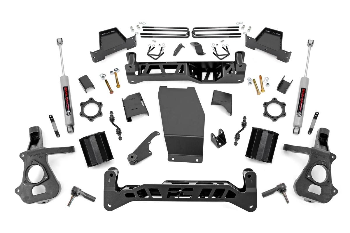 7 Inch Lift Kit | Cast Steel | Chevy/GMC 1500 4WD (14-18 & Classic) by Rough Country