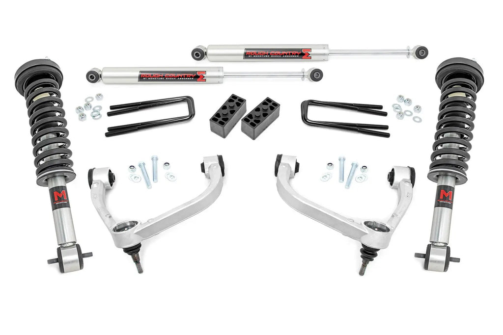 3 Inch Lift Kit | M1 Struts | Ford F-150 4WD (2014-2020) by Rough Country