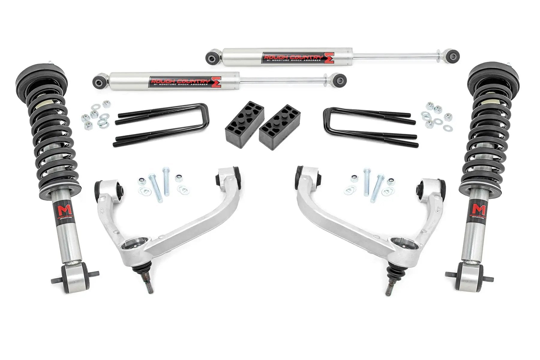 3 Inch Lift Kit | M1 Struts | Ford F-150 4WD (2014-2020) by Rough Country