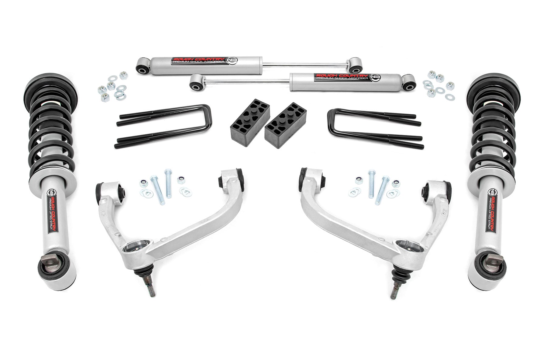 3 Inch Lift Kit | N3 Struts | Ford F-150 4WD (2014-2020) by Rough Country