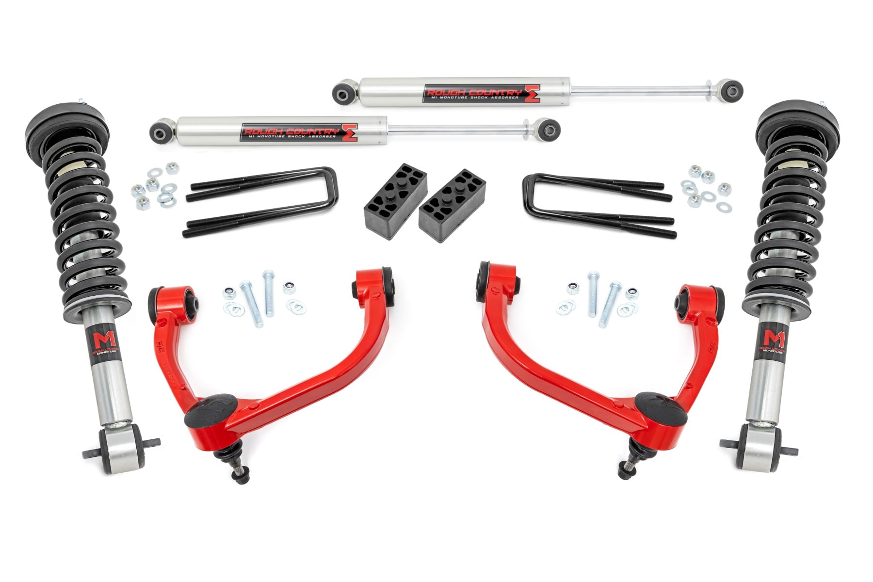 3 Inch Lift Kit | M1 Struts | Ford F-150 4WD (2014-2020) by Rough Country