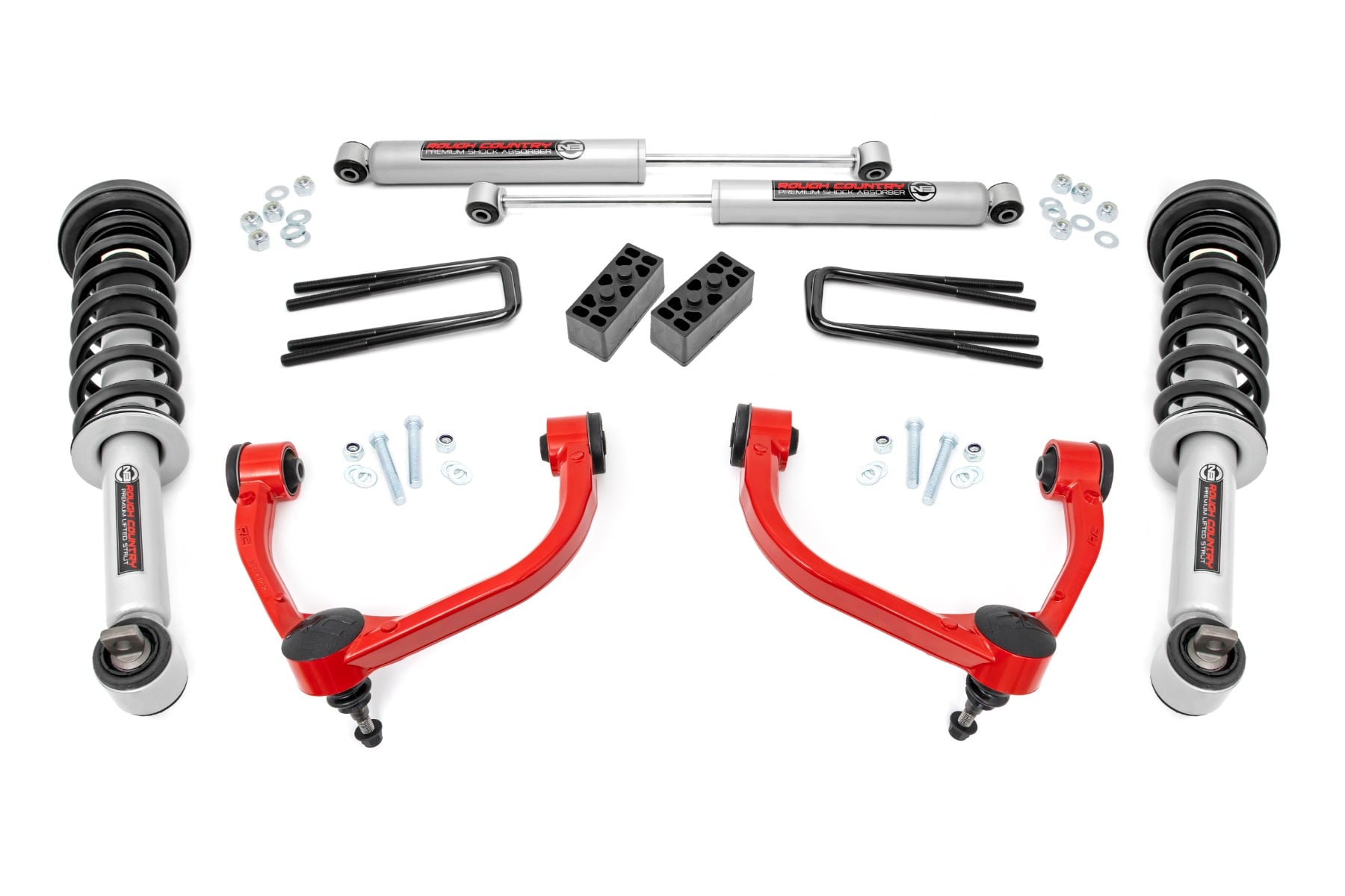3 Inch Lift Kit | N3 Struts | Ford F-150 4WD (2014-2020) by Rough Country