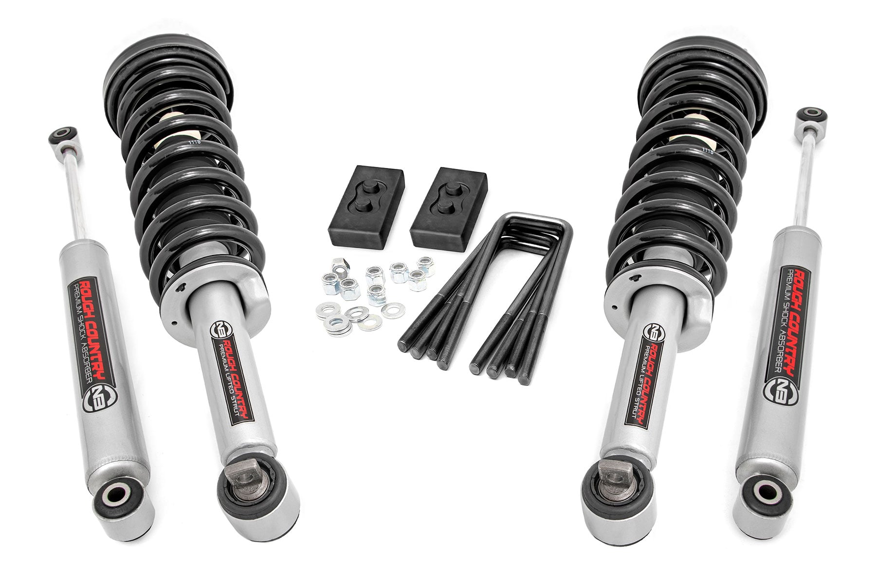 2 Inch Lift Kit | N3 Struts/N3 | Ford F-150 4WD (2014-2020) by Rough Country
