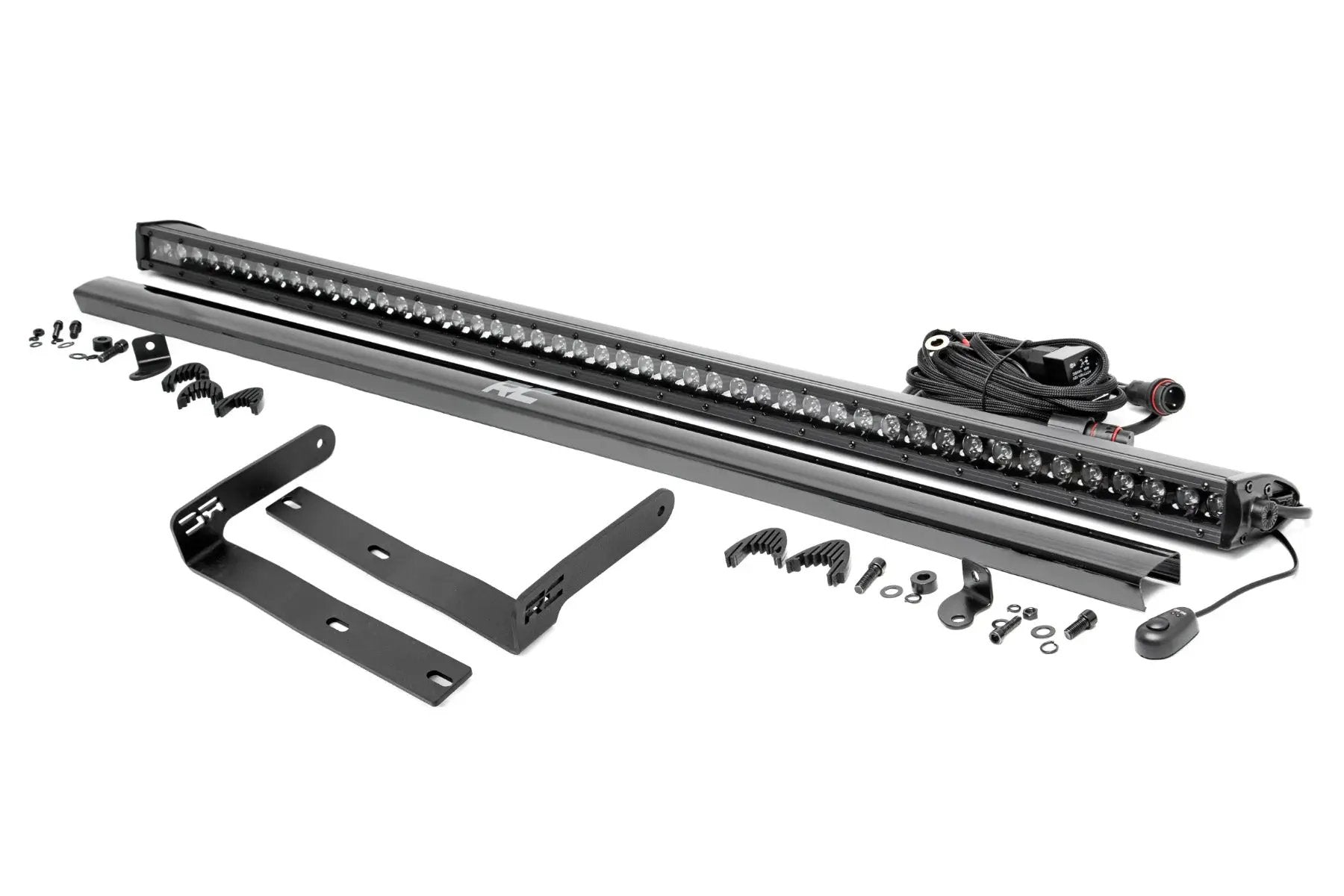 50" Single Row LED Light Kit | Black Series | Front-Facing | Kubota RTV-X900/RTV-X1100 by Rough Country