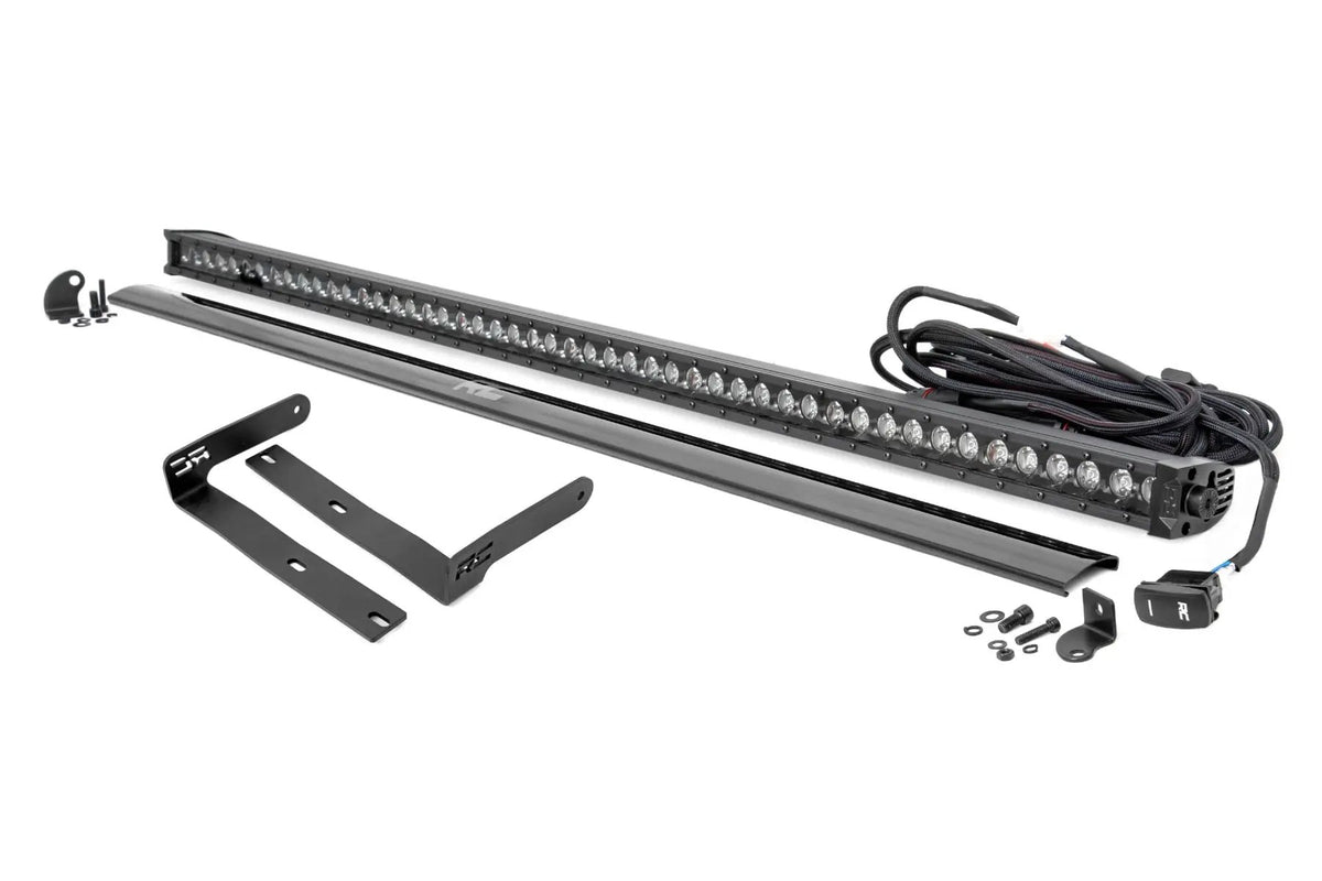 LED BlackSingle Row DRL Light Bar Kit | 50 Inch | Kubota RTV-X1120 by Rough Country