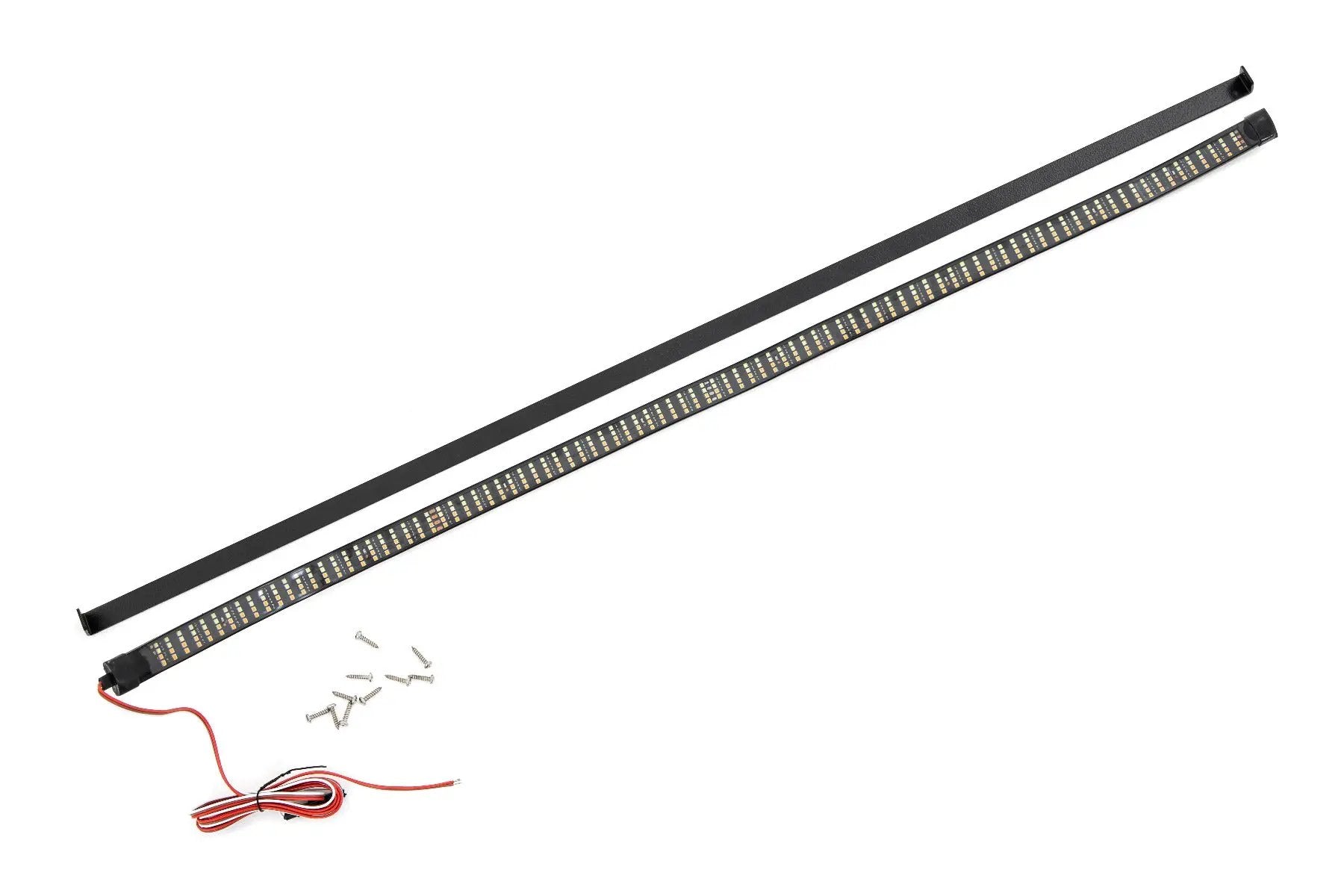 LED Light Kit | Hood Bulge | 40" White/Amber Strip | Toyota Tundra (14-21) by Rough Country