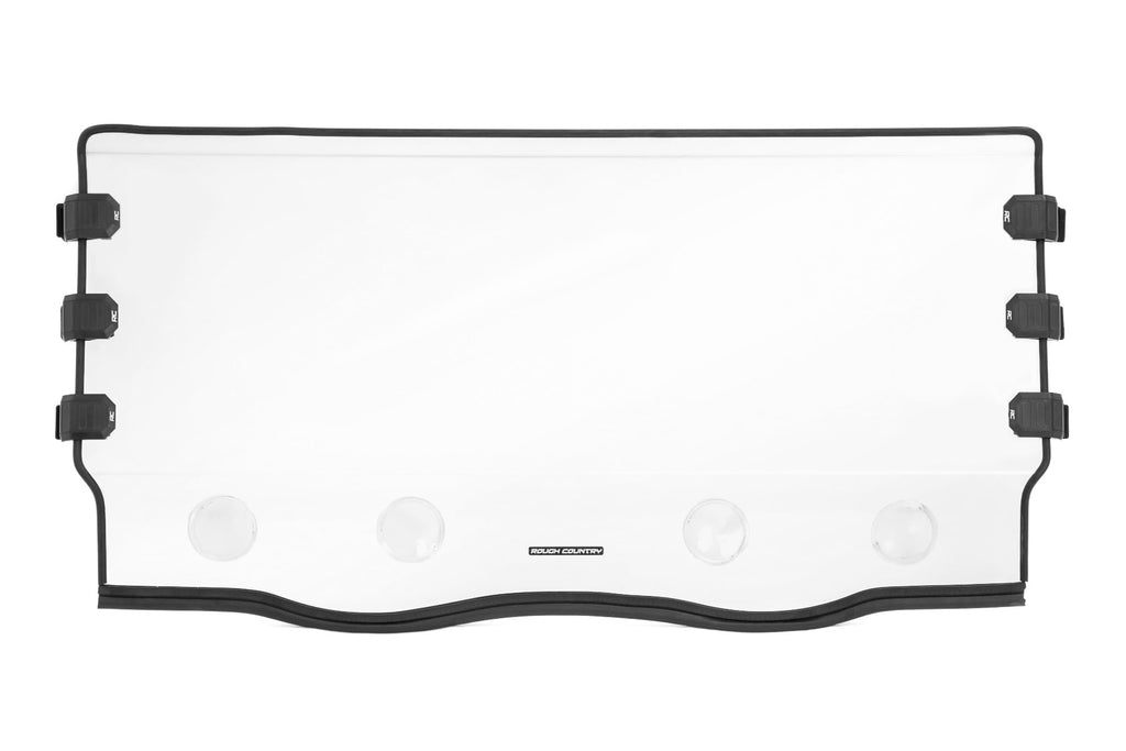Vented Full Windshield | Scratch Resistant | Yamaha Viking 700 by Rough Country