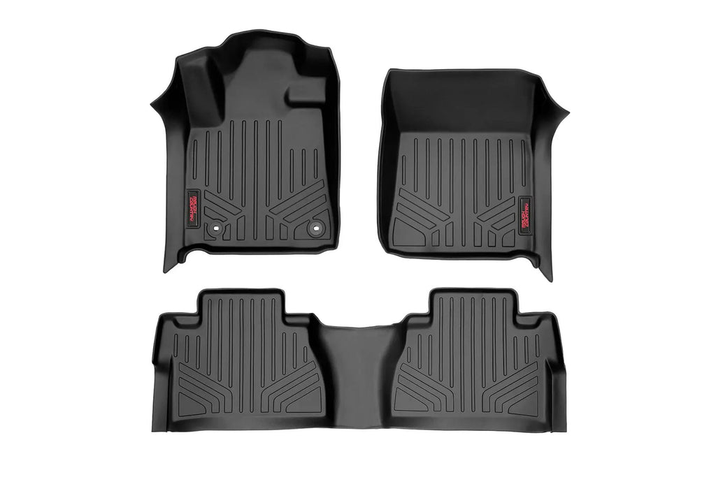 Floor Mats | FR & RR | CrewMax | Toyota Tundra 2WD/4WD (2014-2021) by Rough Country