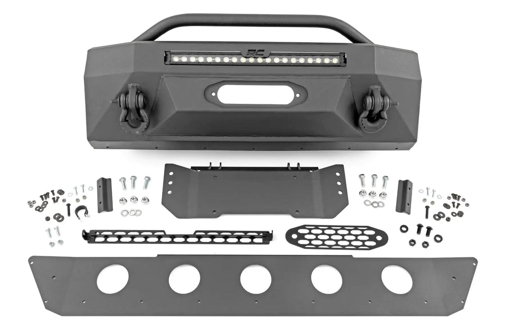 Front Bumper | Hybrid | 20" Blk DRL | Toyota 4Runner 2WD/4WD (2014-2024) by Rough Country