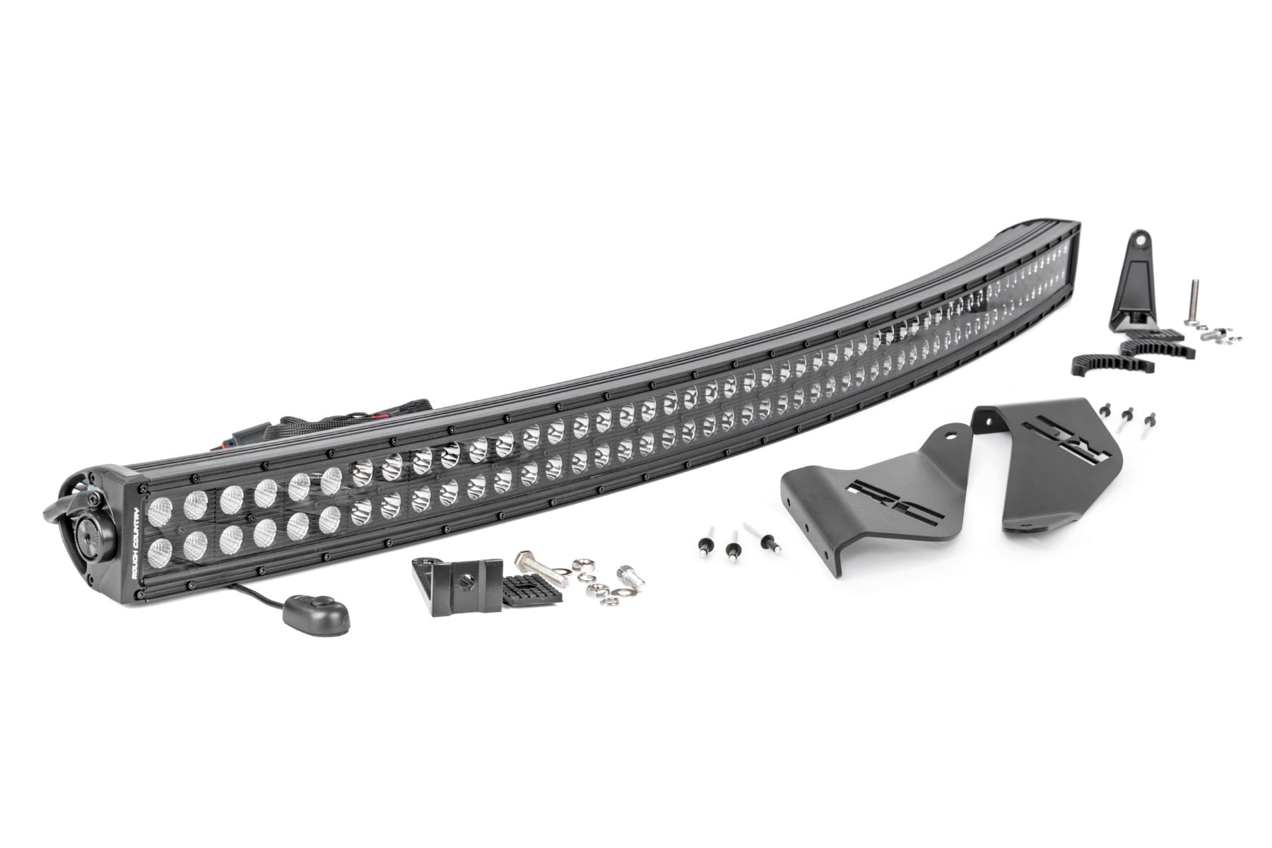 LED Light | Rear Mount | 50" Black Pair | Polaris Ranger 1000/Ranger XP 900/1000 by Rough Country